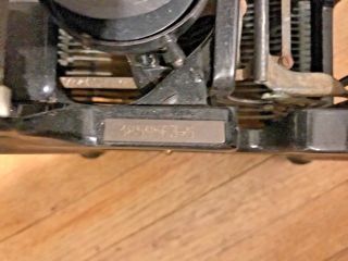 Vintage 1920 ' s Underwood Typewriter,  and RARE 10