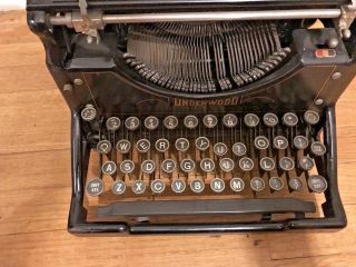 Vintage 1920 ' s Underwood Typewriter,  and RARE 6