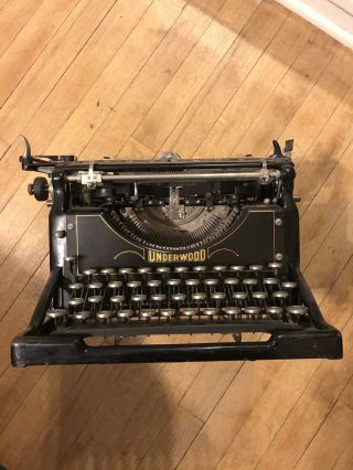 Vintage 1920 ' s Underwood Typewriter,  and RARE 9