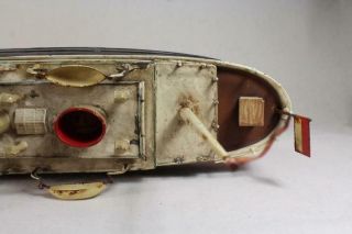 Fleischmann Tin Windup Toy Ocean Liner Clockwork Boat 20 