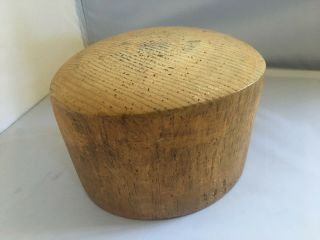 Hat Making Mold Block Form Antique Vintage Millinery Old Tool Wood Store Display