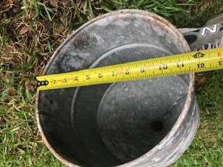 Vintage Large 23 x 11.  5 Galvanized Metal Tractor Funnel Old Farm Rustic Country 9