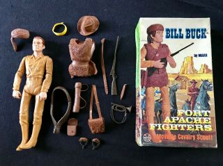 Vintage 1960s - Bill Buck - Fort Apache Fighters - Marx