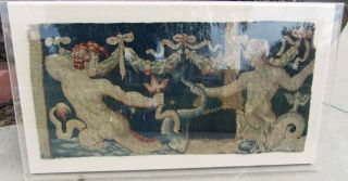 Very Fine 17th Century Flemish Tapestry Whitney Estate Textile Antique Mermaids 2