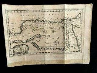 1679 Map Of Africa - Egypt,  Lybia