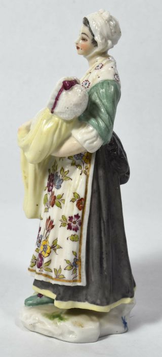 Antique German Porcelain Figurine of Mother holding Infant - Meissen Quality 3