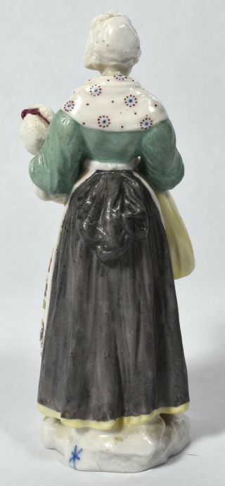 Antique German Porcelain Figurine of Mother holding Infant - Meissen Quality 5
