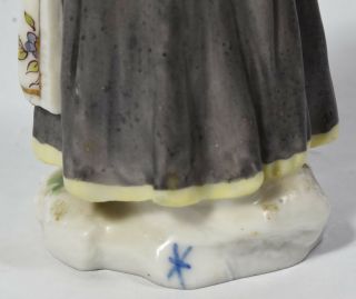Antique German Porcelain Figurine of Mother holding Infant - Meissen Quality 7