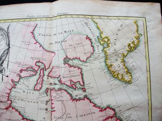 1778 ZANNONI - rare map: AMERICA NORTH,  UNITED STATES,  CANADA GREAT LAKES ONTARIO 4