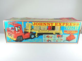 Johnny Express JE Tractor Trailer 1965 Topper Remote Control 33in truck 3