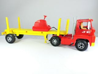 Johnny Express JE Tractor Trailer 1965 Topper Remote Control 33in truck 6