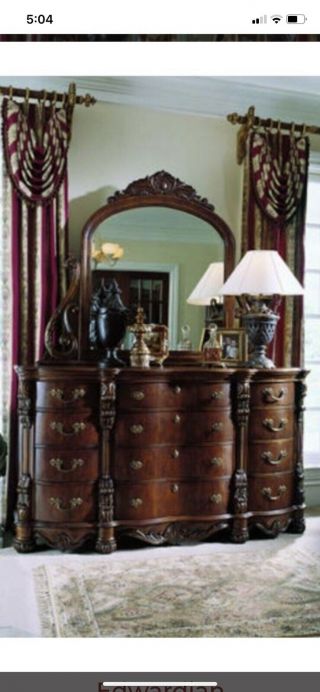 Pulaski Furniture Dresser And Mirror