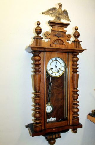 Antique Wall Clock Vienna Regulator 19th century Wall Clock PFEILKREUTZ 4