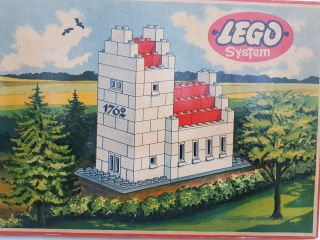 LEGO DENMARK RARE CLASSIC VINTAGE OLD BOX 1309 CHURCH 50 ' S 60 ' S 1:87 SYSTEM 11