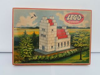 Lego Denmark Rare Classic Vintage Old Box 1309 Church 50 