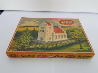 LEGO DENMARK RARE CLASSIC VINTAGE OLD BOX 1309 CHURCH 50 ' S 60 ' S 1:87 SYSTEM 8