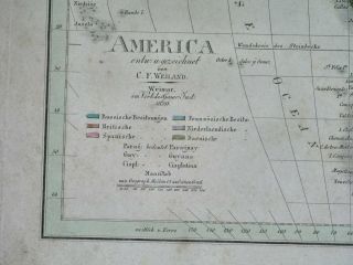 1829 UNUSUAL MAP TEXAS CALIFORNIA in MEXICO UNITED STATES CANADA 2