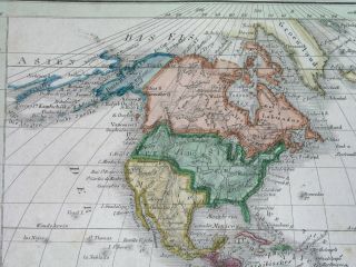 1829 UNUSUAL MAP TEXAS CALIFORNIA in MEXICO UNITED STATES CANADA 3