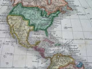 1829 UNUSUAL MAP TEXAS CALIFORNIA in MEXICO UNITED STATES CANADA 5