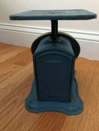 Antique Landers,  Frary & Clark Columbia Food Scale 0 - 24 pounds Blue 6