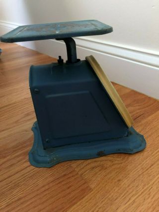Antique Landers,  Frary & Clark Columbia Food Scale 0 - 24 pounds Blue 7