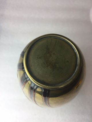 Antique Chinese /japanese Bronze Vase 453gram 4