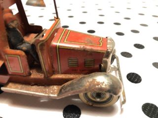 1920`S ORIG PENNY TOY GERMAN TIN LITHO W/U 4” FIRE ENGINE Toy 5