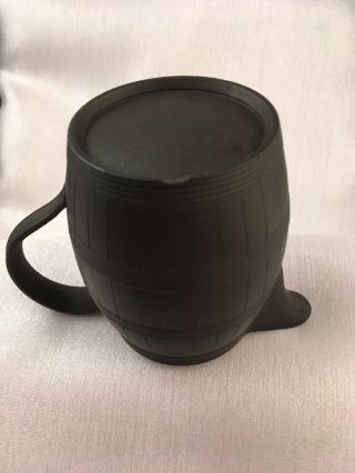 Early Period Black Basalt Creamer Cream Jug Engine Turned 1780 Georgian Wedgwood 9