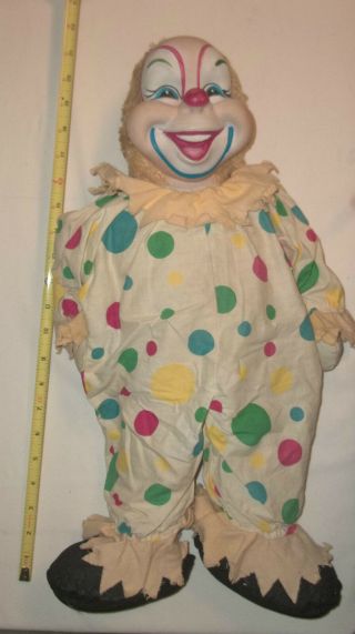 Rushton Star Toy Company Vintage Circus Clown Doll Atlanta GA VERY RARE 11