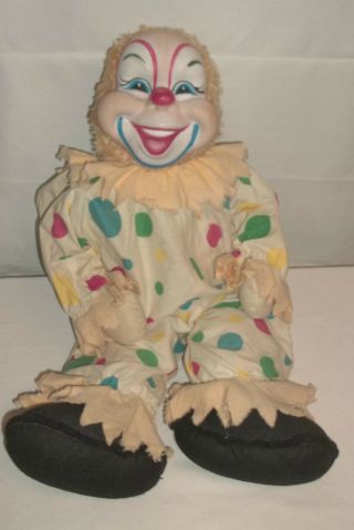 Rushton Star Toy Company Vintage Circus Clown Doll Atlanta GA VERY RARE 4