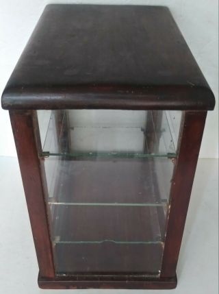 Rare Early Antique Vintage Barber ' s/Apothecary/Dental Cabinet Display Case 4
