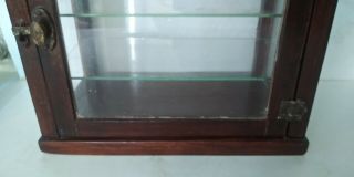 Rare Early Antique Vintage Barber ' s/Apothecary/Dental Cabinet Display Case 6