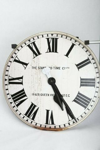 Standard Electric Time Co Clock Face 24 Inch