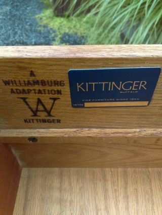 Kittinger Colonial Williamsburg Adaptation Mahogany Hepplewhite Style Server 5