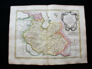 1778 Zannoni - Rare Map: Asia Minor,  Persian Empire,  Iran Syria Iraq Middle East
