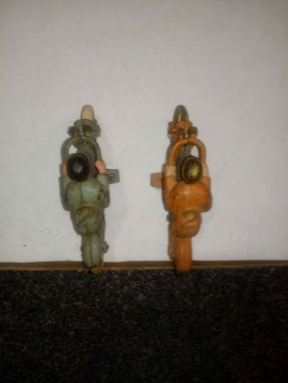 2 FOR 1.  HUBLEY HILL CLIMBERS ORIG.  1930 ' S TURQUOISE 2 6 INCH.  ORANGE REPOP 9