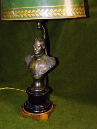 French Bronze Bouillotte Lamp Napoleon I With Lighter 8