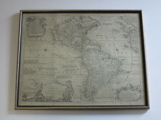 Antique Map 18th Century L 