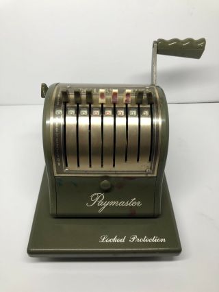 Vintage Paymaster Series S - 1000 Check Writer Industrial Patent