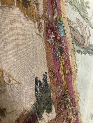 Auth: 19th C French Hand Loomed FINE Jaquard Tapestry 2 of pair 3x5 ft NO RESERV 4