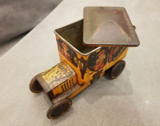 Hudson Scott Cinderella Motor Car / Carriage Figural Biscuit Tin,  England,  1912 9