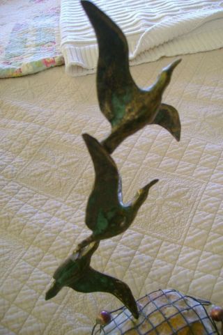 Vintage Curtis Jere Birds Seagull Bronze Sculpture Mid Century Modern 70s 3