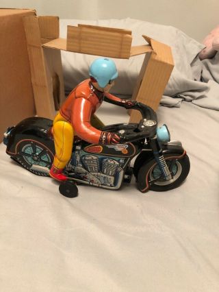Tin Toy Japanese Motorcycle