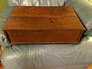 Clark ' s ONT Spool Cotton George A Clark Sole Agent General Store Wooden Cabinet 8