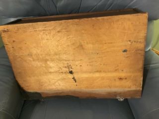 Clark ' s ONT Spool Cotton George A Clark Sole Agent General Store Wooden Cabinet 9