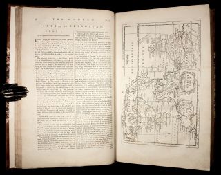 1779 Carver UNIVERSAL TRAVELLER 56 Maps,  Plates AMERICA China India Russia FOLIO 5