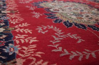 6.  2x4.  6ft Antique Hand - Knotted Persian Tribal Area Rug,  Floral Red Vintage Rug 10