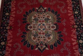6.  2x4.  6ft Antique Hand - Knotted Persian Tribal Area Rug,  Floral Red Vintage Rug 3