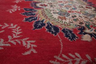6.  2x4.  6ft Antique Hand - Knotted Persian Tribal Area Rug,  Floral Red Vintage Rug 9