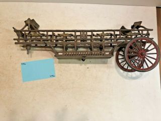 Vintage Toys,  Wilkins Hubley Ives Kenton Parts,  Dent Ladder Wagon,  Cast Iron 3